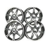 1 X Primax 533 17X7 4-100 73.1 Hub +38 Offset Machined Wheel Rim