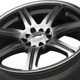1 X Primax 533 15X6.5 5-100 73.1 Hub +35 Offset Machined Wheel Rim