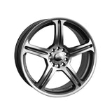 1 X Primax 772 16X7 4-100 73.1 Hub +38 Offset Machined Wheel Rim