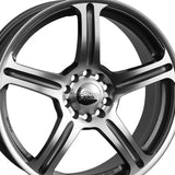 1 X Primax 772 16X7 5-100 73.1 Hub +38 Offset Machined Wheel Rim