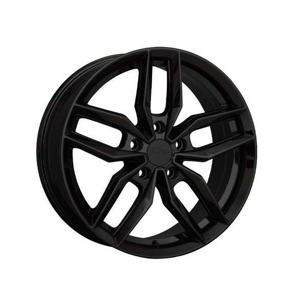 1 X Primax 776 15X6.5 5-4.5 73.1 Hub +38 Offset Black Wheel Rim