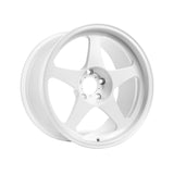 1 X R6061 R1 18X8.5 5-114.3 20 Offset Championship White Wheel Rim