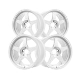 1 X R6061 R1 18X8.5 5-112 35 Offset Championship White Wheel Rim