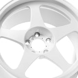 1 X R6061 R1 18X8.5 5-120 35 Offset Championship White Wheel Rim