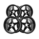 1 X R6061 R1 18X8.5 5-100 35 Offset Matte Black Wheel Rim