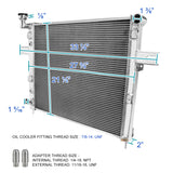 Coolstuffguru 2 Row Aluminum Cooling Radiator Compatible with Jeep Grand Cherokee 4.0L L6 Limited 1999-2004