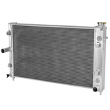 Coolstuffguru Compatible with Pontiac GTO 6.0L V8 2-Row Chrome Aluminum Performance Cooling Radiator