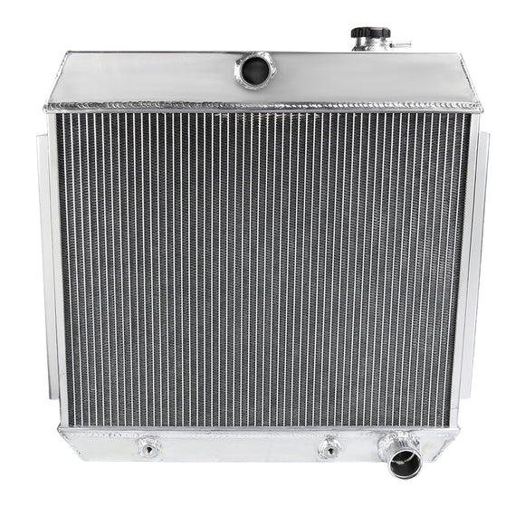 Coolstuffguru Compatible with Chevy Small Block V8 Bel Air 3-Core/Row Light Aluminum Cooling Racing Radiator