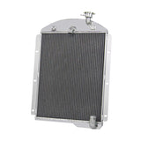 Coolstuffguru Compatible with Chevy Truck L6 3-Row Chrome Aluminum Performance Cooling Radiator