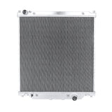 Coolstuffguru Compatible with Ford Excursion F250 F350 6.0L Diesel 3-Row Chrome Aluminum Cooling Radiator