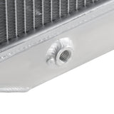 Coolstuffguru Compatible with Chevy Impala Biscayne 3-Row Chrome Aluminum Cooling Radiator