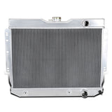 Coolstuffguru Compatible with Chevy Impala Biscayne 3-Row Chrome Aluminum Cooling Radiator