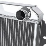 Coolstuffguru Compatible with Toyota V6 Pickup 3 Core/Row Light Chrome Aluminum Performance Cooling Radiator