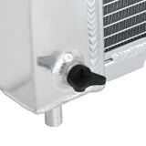 Coolstuffguru Compatible with Chevy Silverado AT 4.8L 5.3L V8 3-Row Chrome Aluminum Performance Cooling Radiator