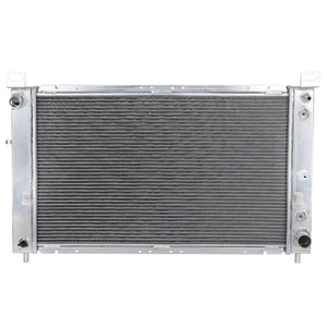 Coolstuffguru Compatible with Chevy Silverado AT 4.8L 5.3L V8 3-Row Chrome Aluminum Performance Cooling Radiator