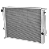 Coolstuffguru Compatible with BMW Z3 M Coupe L6 3.2L MT 3-Row Chrome Aluminum Performance Cooling Radiator