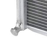 Coolstuffguru Compatible with BMW Z3 M Coupe L6 3.2L MT 3-Row Chrome Aluminum Performance Cooling Radiator