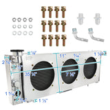 Coolstuffguru Aluminum Cooling 3 Row Radiator with Fan Shroud Compatible with Jeep Cherokee 1991-2001