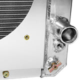 Coolstuffguru Aluminum Cooling 3 Row Radiator with Fan Shroud Compatible with Chevrolet Camaro V8 1982-1992