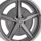 1 X RIDLER 605 18X8 5-120.65 83.82 Hub 0 Offset Silver Wheel Rim