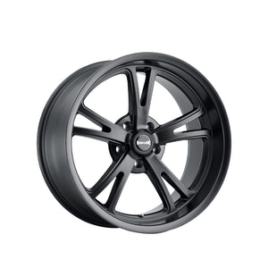 1 X RIDLER 606 22X9 5-120 72.62 Hub 20 Offset Black Wheel Rim