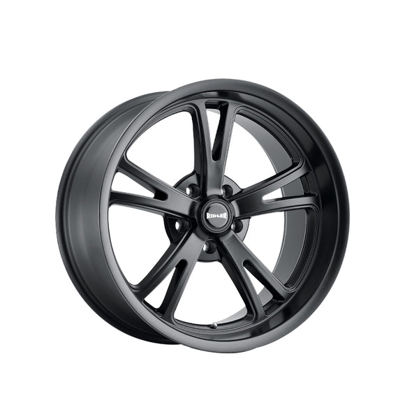 1 X RIDLER 606 20X9 5-114.3 72.6 Hub 35 Offset Black Wheel Rim