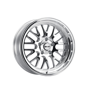 1 X RIDLER 607 20X10 5-120.65 83.82 Hub 0 Offset Silver Wheel Rim