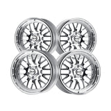 1 X RIDLER 607 18X8 5x120.65 83.82 Hub 0 Offset Polished Wheel Rim