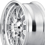 1 X RIDLER 607 18X8 5x120.65 83.82 Hub 0 Offset Polished Wheel Rim