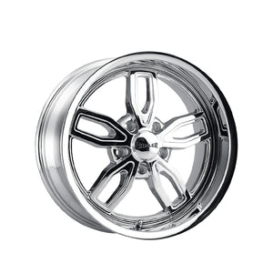 1 X RIDLER 608 20X8.5 5-114.3 72.62 Hub 0 Offset Chrome Wheel Rim