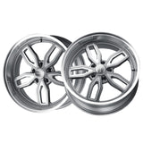 1 X RIDLER 608 20X8.5 5-114.3 72.62 Hub 0 Offset Gray Wheel Rim