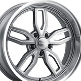 1 X RIDLER 608 20X8.5 5-120.65 72.62 Hub 0 Offset Gray Wheel Rim