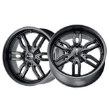 1 X RIDLER 609 22X9.5 6-135 87.1 Hub 30 Offset Black Wheel Rim