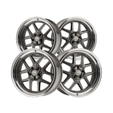 1 X RIDLER 610 20X10 5-127 83.82 Hub 0 Offset Gray Wheel Rim