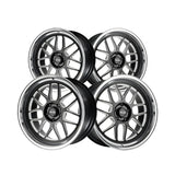 1 X RIDLER 611 20X10 5-127 83.82 Hub 0 Offset Black Wheel Rim