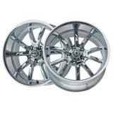 1 X RIDLER 650 17X7 5-120.65 83.82 Hub 0 Offset Chrome Wheel Rim
