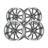 1 X RIDLER 650 18X8 5-120.65 83.82 Hub 0 Offset Gray Wheel Rim