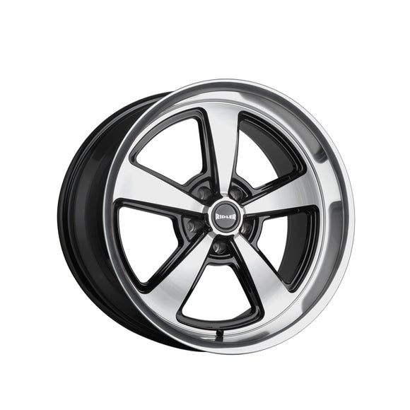 1 X RIDLER 652 20X10 5-139.7 108.1 Hub 0 Offset Black Wheel Rim