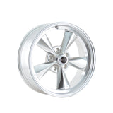 1 X RIDLER 675 15X8 5-120.65 83.82 Hub -12 Offset Silver Wheel Rim