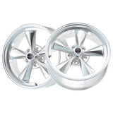 1 X RIDLER 675 15X8 5-120.65 83.82 Hub -12 Offset Silver Wheel Rim