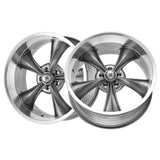 1 X RIDLER 695 18X9.5 5-114.3 83.82 Hub 6 Offset Gray Wheel Rim