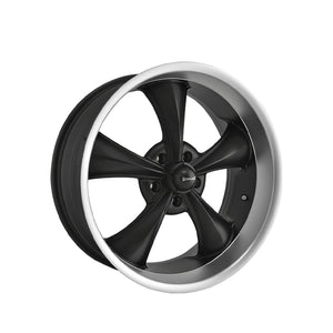 1 X RIDLER 695 22X10.5 5-120.65 83.82 Hub 0 Offset Black Wheel Rim