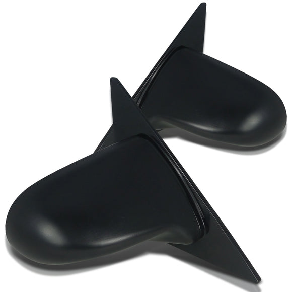 Coolstuffguru Compatible with Honda Civic Ex Dx 4 Dr Black Power Spoon Side Mirrors