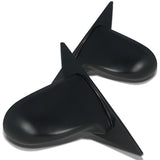 Coolstuffguru Compatible with Honda Civic Ex Dx 4 Dr Black Power Spoon Side Mirrors