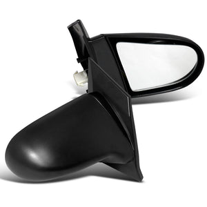 Coolstuffguru Compatible with Honda Civic Ex 2 Dr Black Power Spoon Side Mirrors