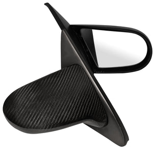 Coolstuffguru Compatible with Honda Civic Ex Dx Lx 2 3 Door Carbon Fiber Manual Spoon Side Mirrors