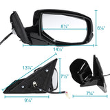 Coolstuffguru Compatible with Honda Accord Power Heated 7 Pin Passenger Right Side Mirror+LED Signal