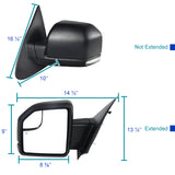 Coolstuffguru Compatible with 2003-2006 Ford Expedition Power Heated LED Signal Side Mirrors Left Right