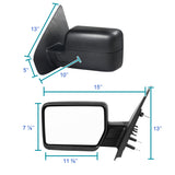 Coolstuffguru Compatible with Ford 2004-2006 F150 Manual Non-Powered Foldable Side Mirrors Left