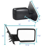 Coolstuffguru Compatible with Ford 2004-2006 F150 Manual Non-Powered Foldable Side Mirrors Right